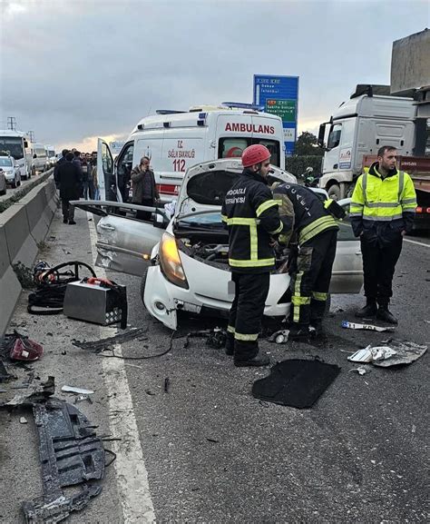 K­o­c­a­e­l­i­­d­e­ ­z­i­n­c­i­r­l­e­m­e­ ­t­r­a­f­i­k­ ­k­a­z­a­s­ı­:­ ­1­ ­ö­l­ü­